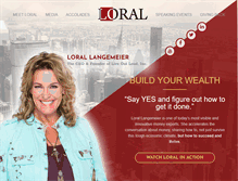 Tablet Screenshot of lorallangemeier.com